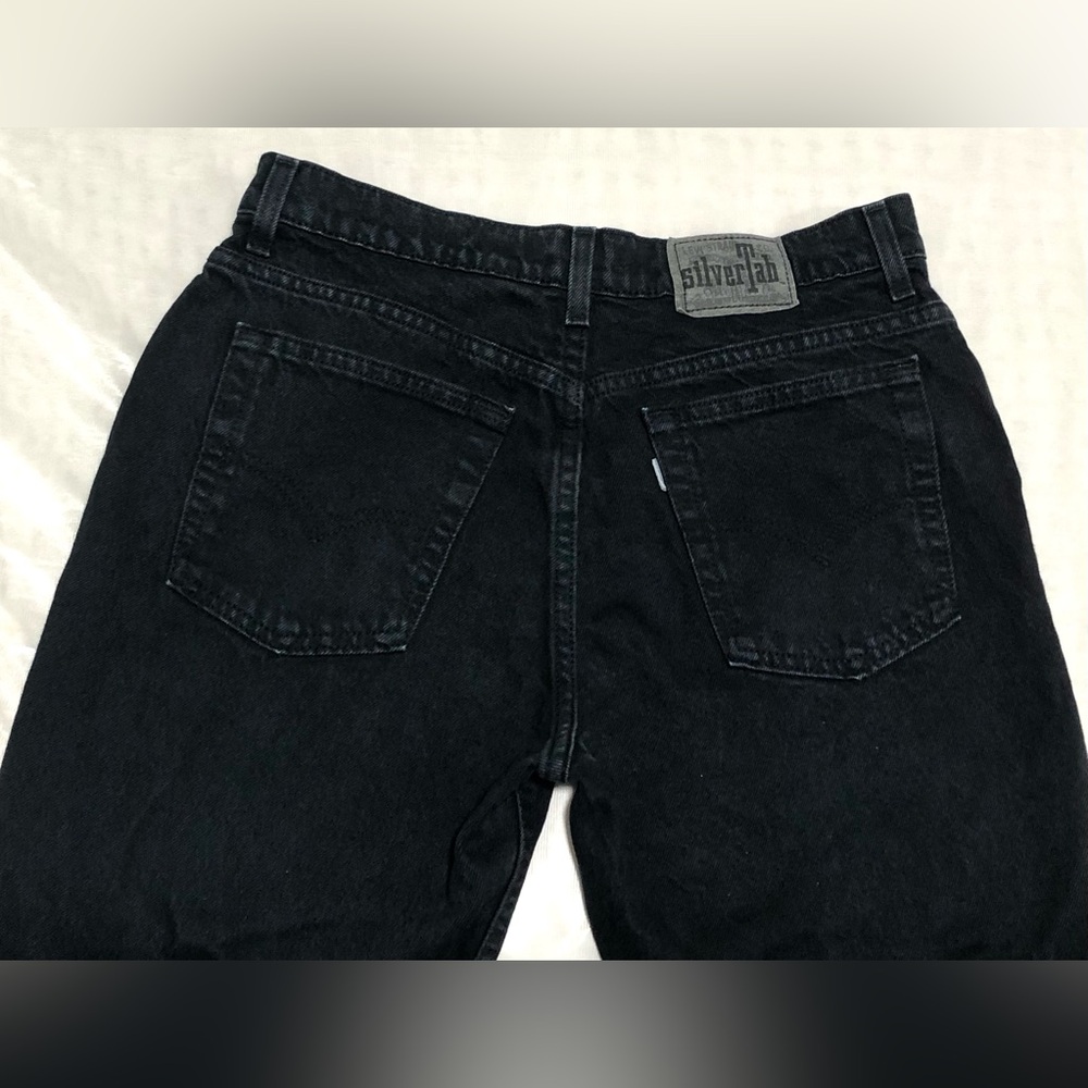 Levi's SilverTab Black Straight Leg Jeans